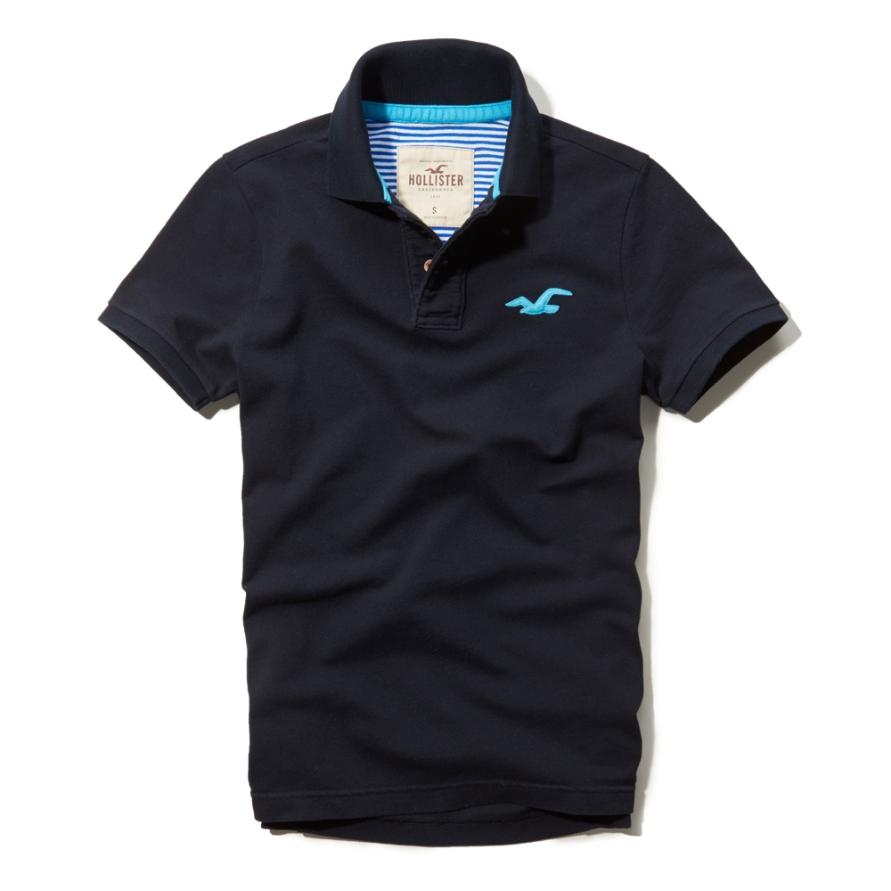 Hollister Hombres Newport Polo Corto Remera HCO4379